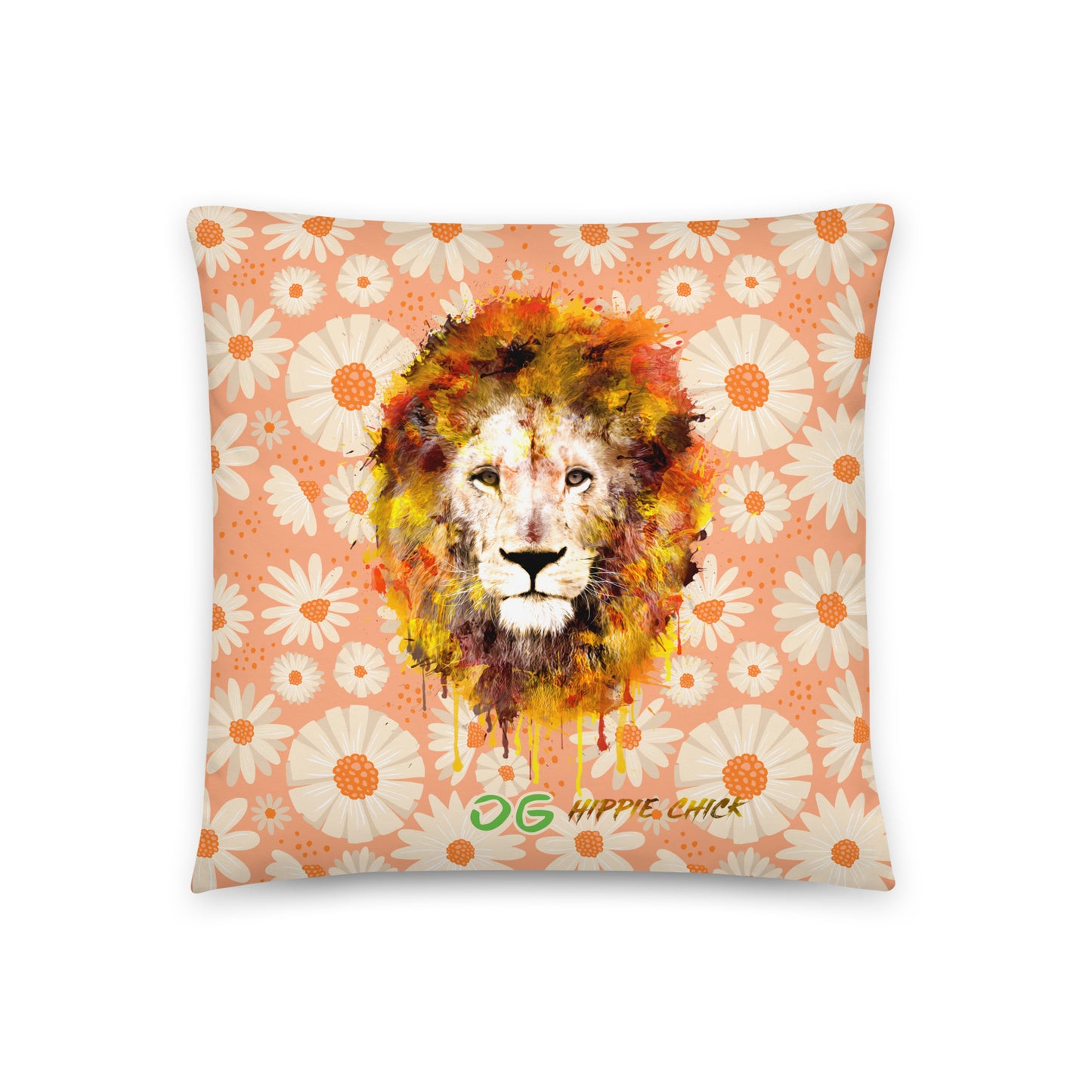 Peach Daisies Pillows