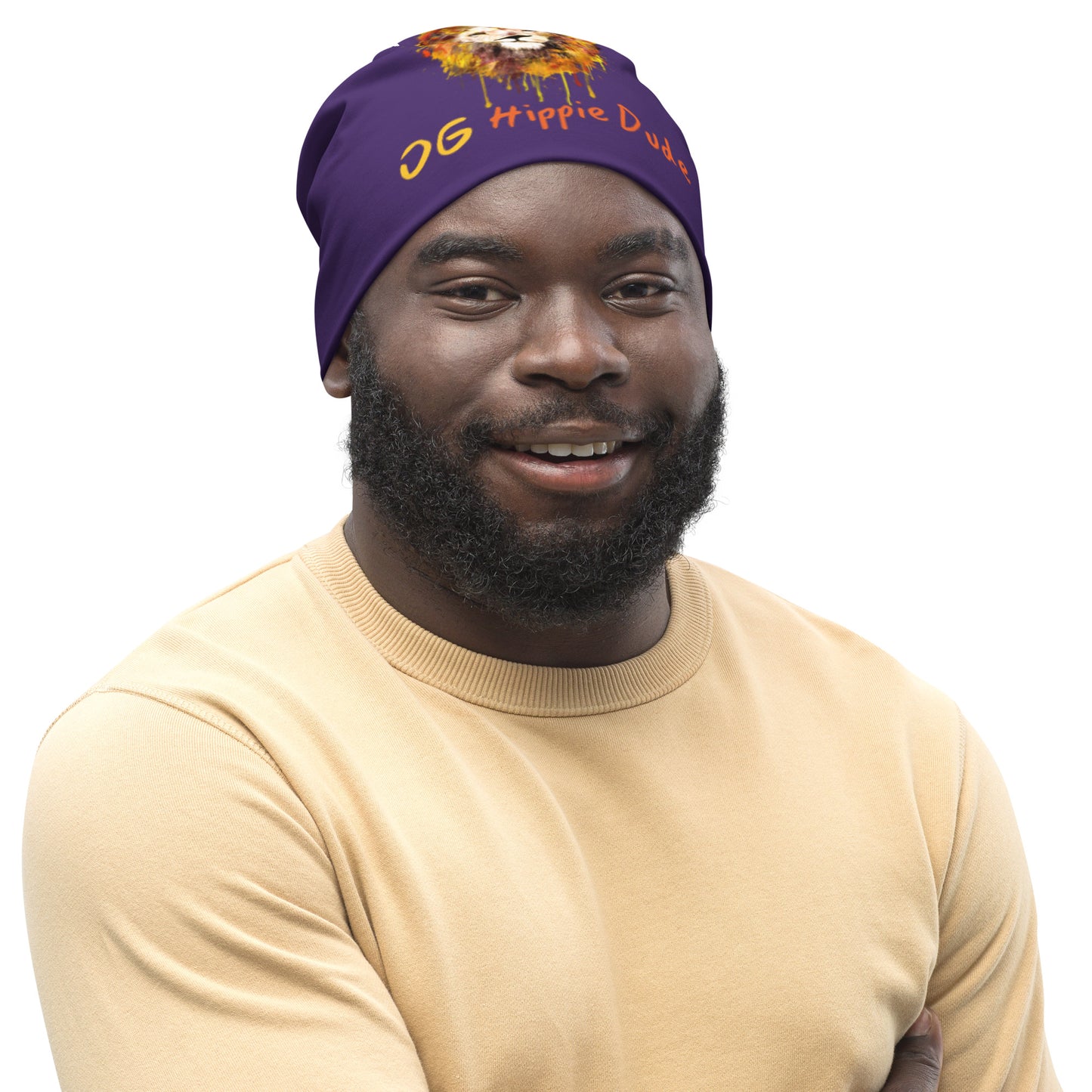 Purple Beanie - OG Hippie Dude
