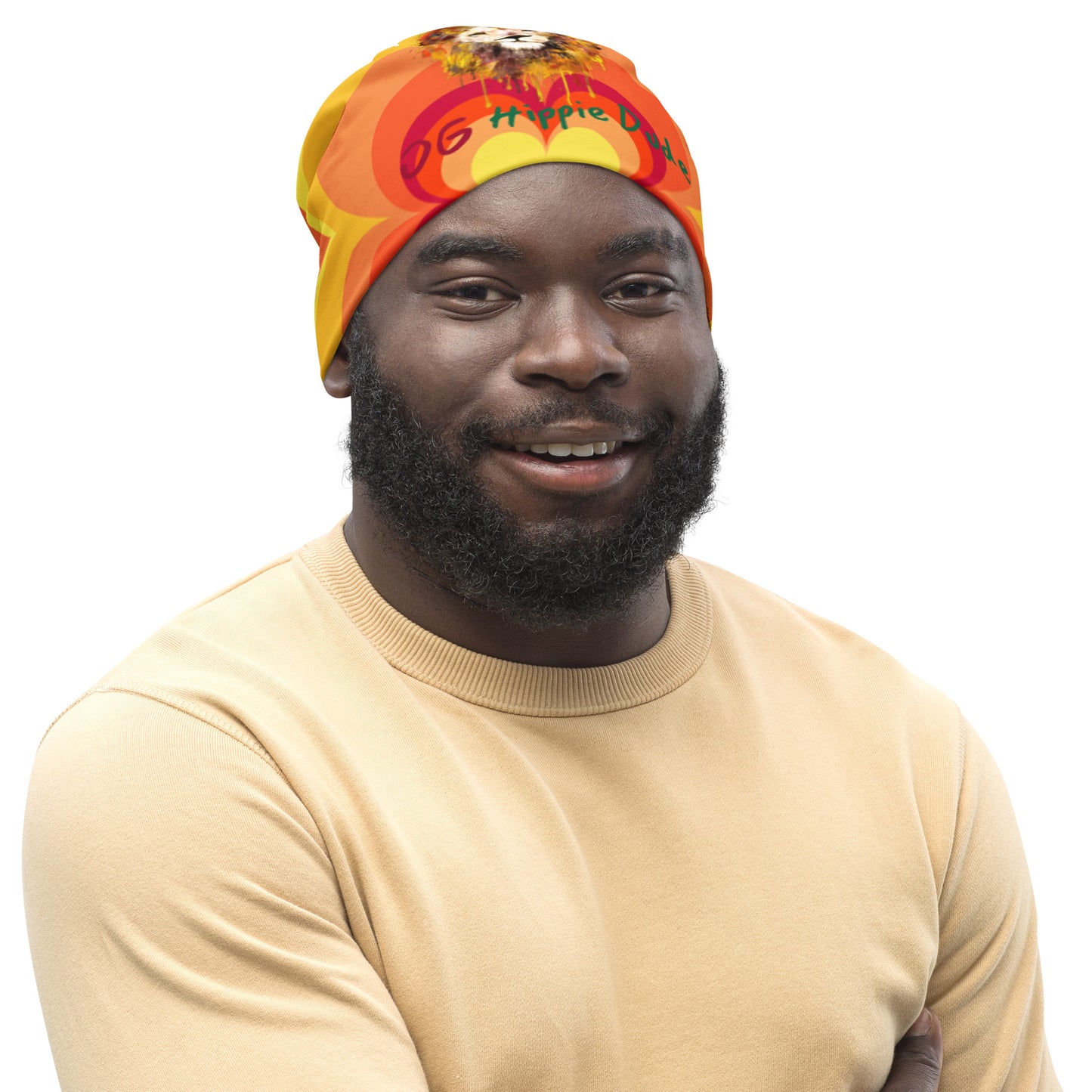 Sunny Flower 2 Beanie - OG Hippie Dude