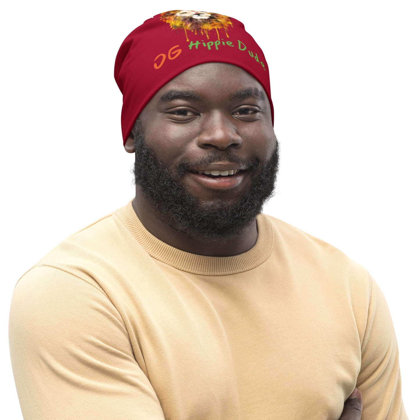 Maroon Beanie - OG Hippie Dude