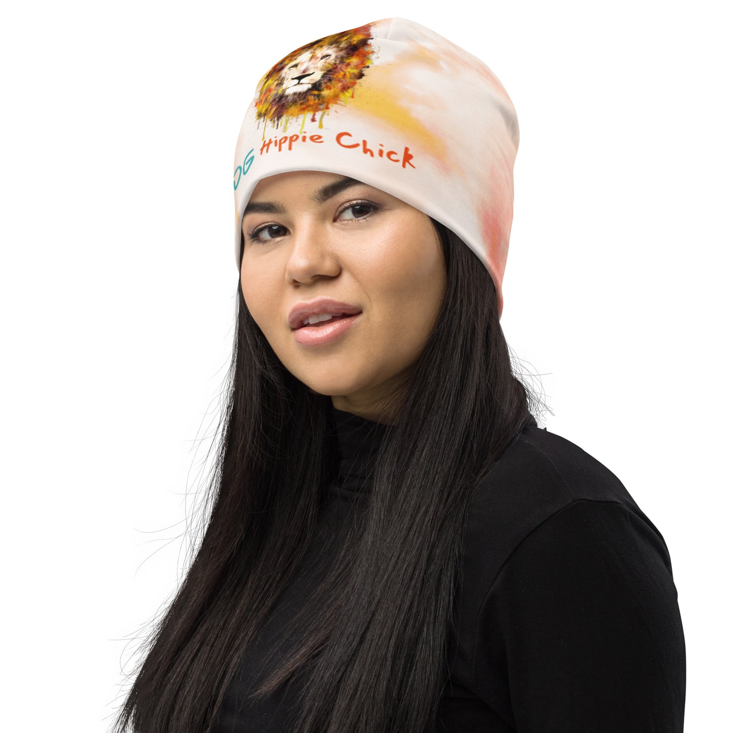 Orange Tie Dye Beanie - OG Hippie Chick