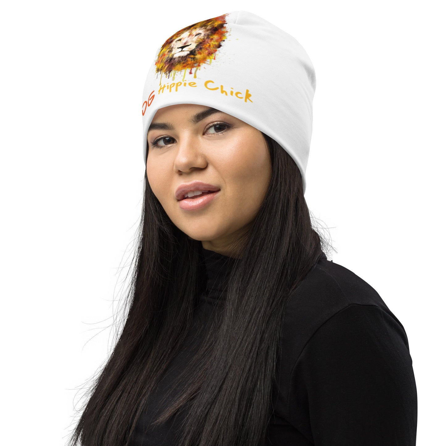 White Beanie - OG Hippie Chick