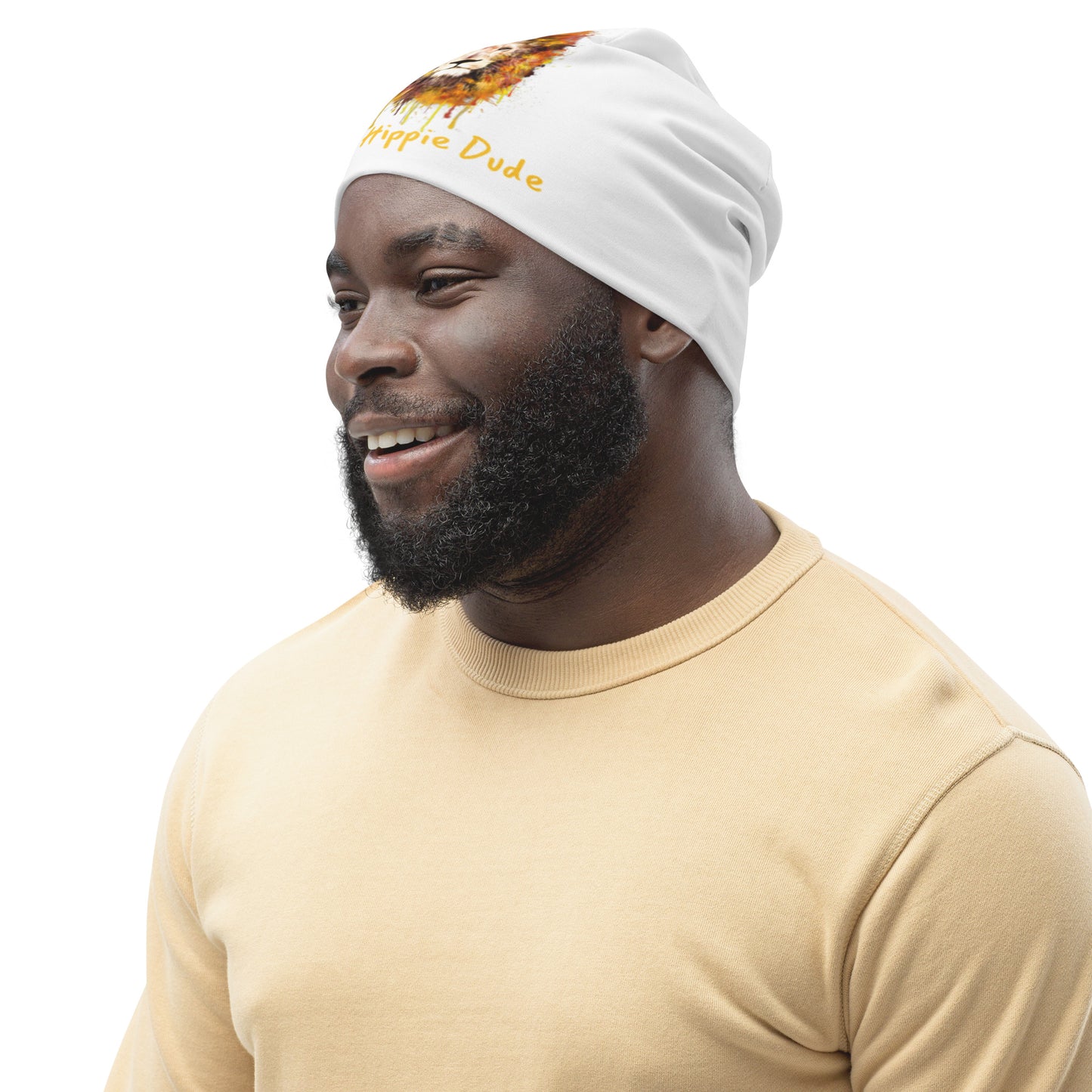 White Beanie - OG Hippie Dude
