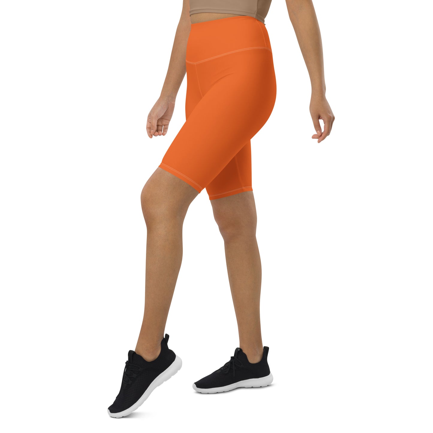 Orange Biker Shorts