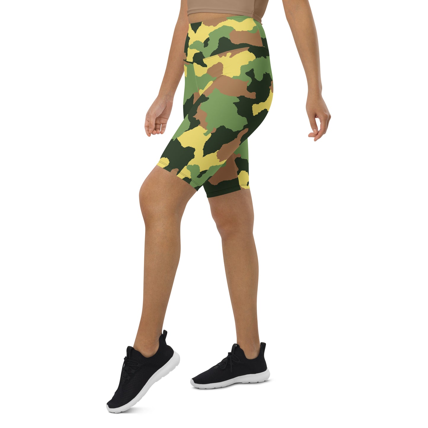 Army Camo Biker Shorts