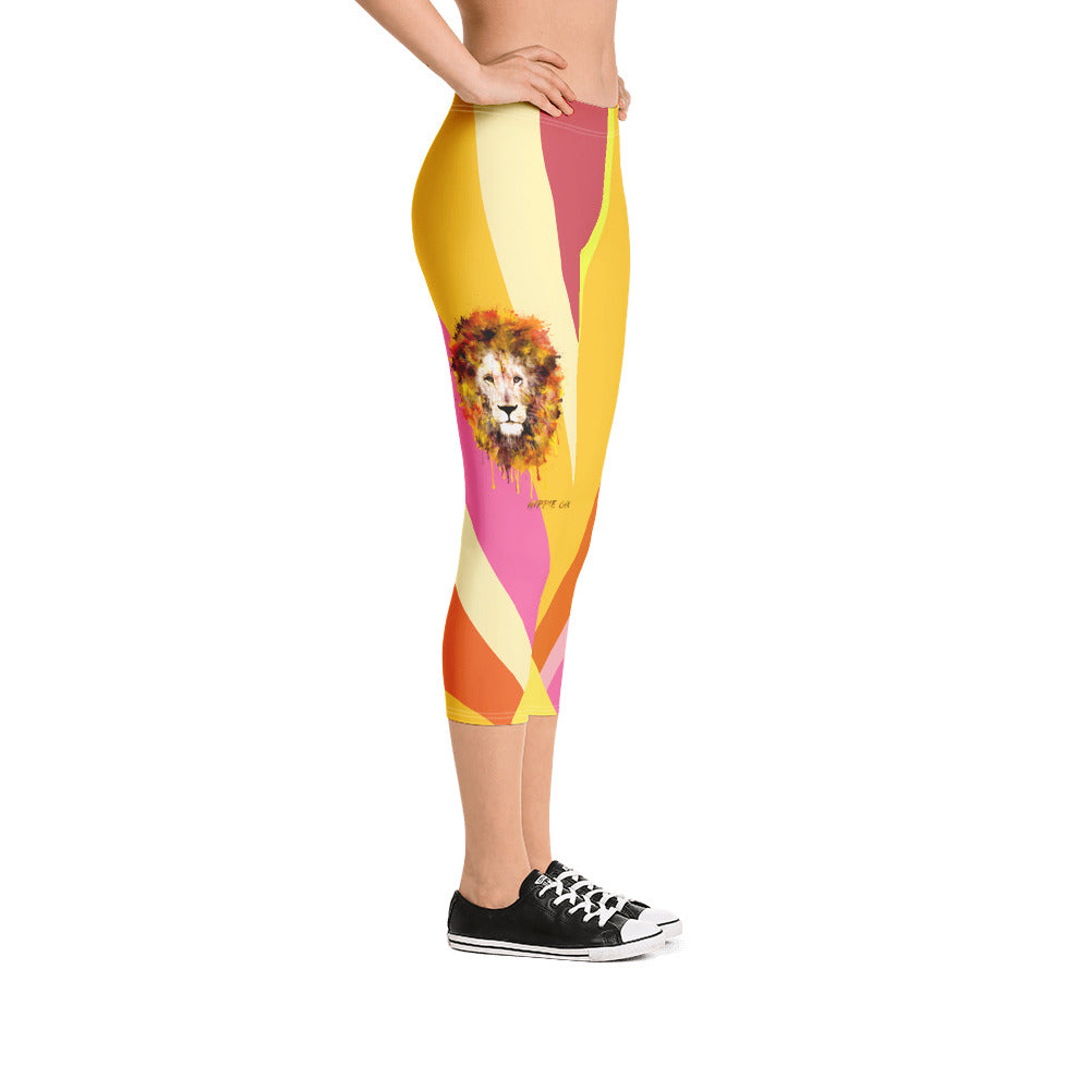 Sun Rays Capri Leggings