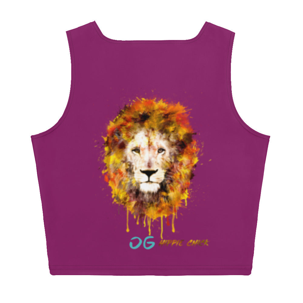 Eggplant Crop Top - The Chosen One