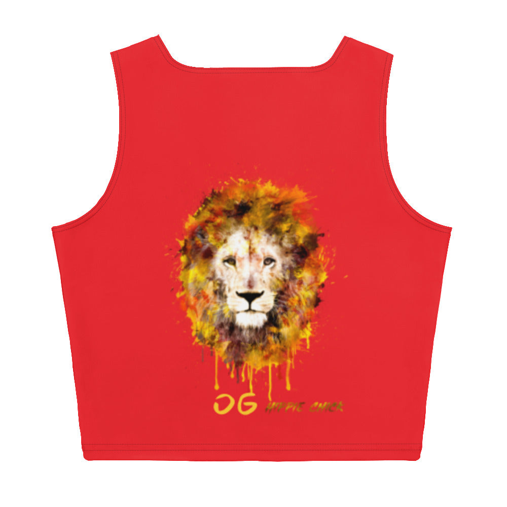 Red Crop Top - OG Hippie Chick