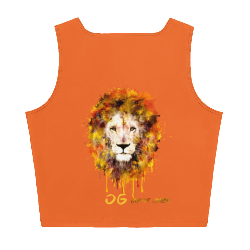 Orange Crop Top - OG Hippie Chick