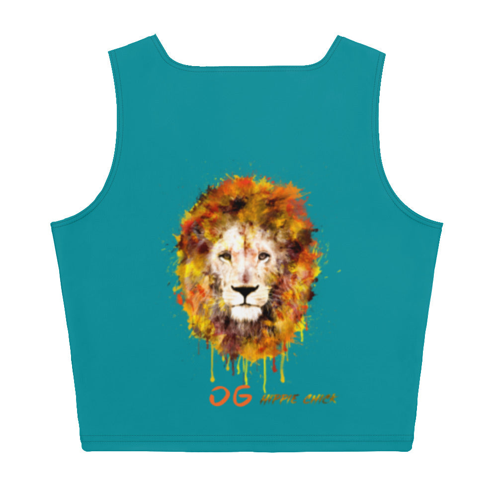 Teal Crop Top - OG Hippie Chick