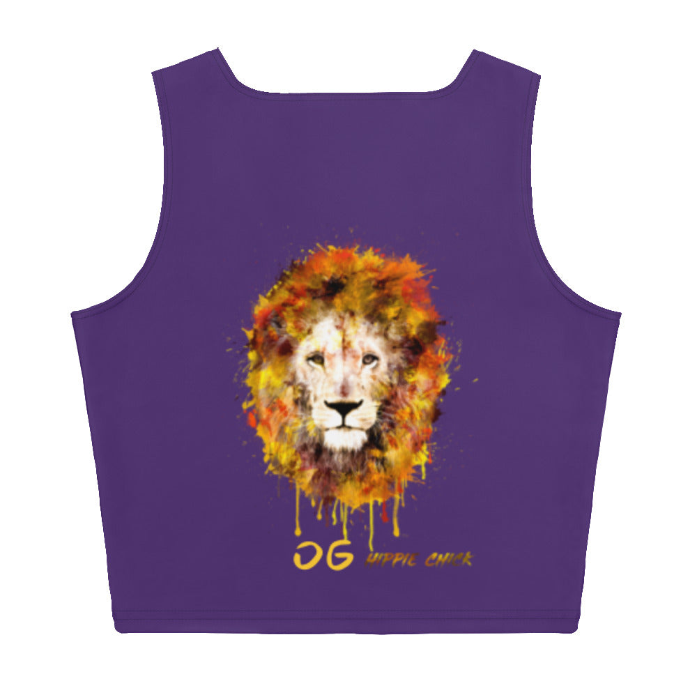 Purple Crop Top - OG Hippie Chick