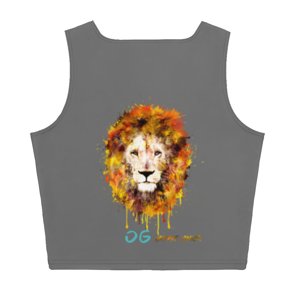 Gray Crop Top - OG Hippie Chick