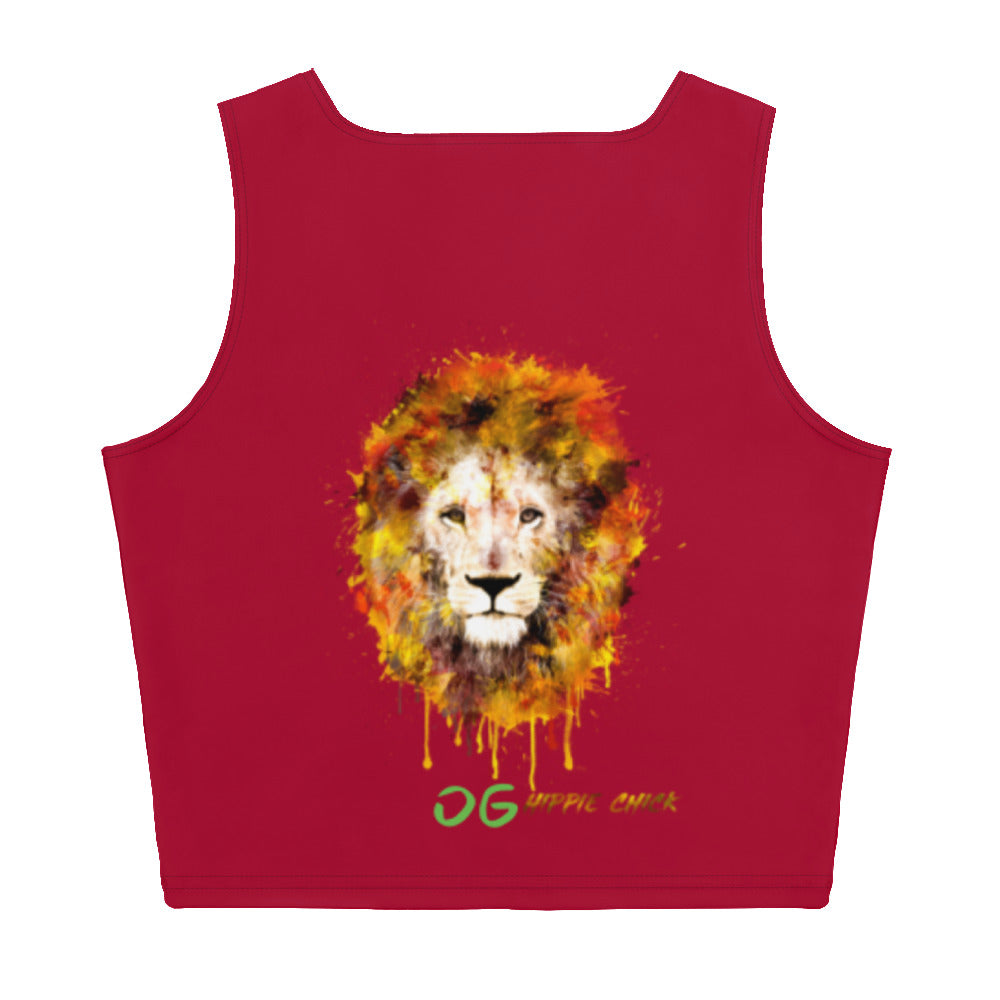 Maroon Crop Top - ENOUGH IS ENOUGH!