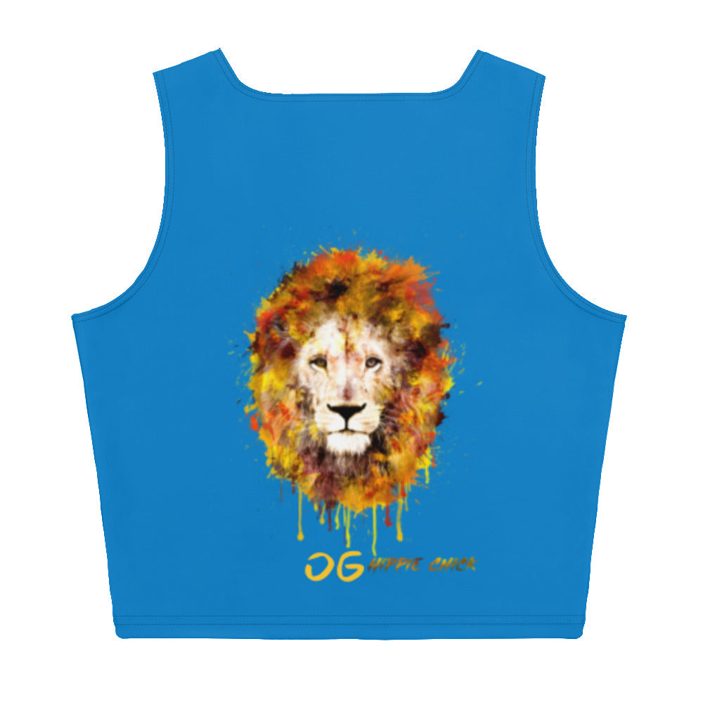 Blue Crop Top - ENOUGH IS ENOUGH!