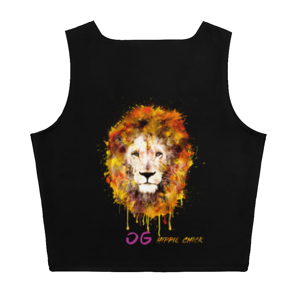 Black Crop Top - OG Hippie Chick