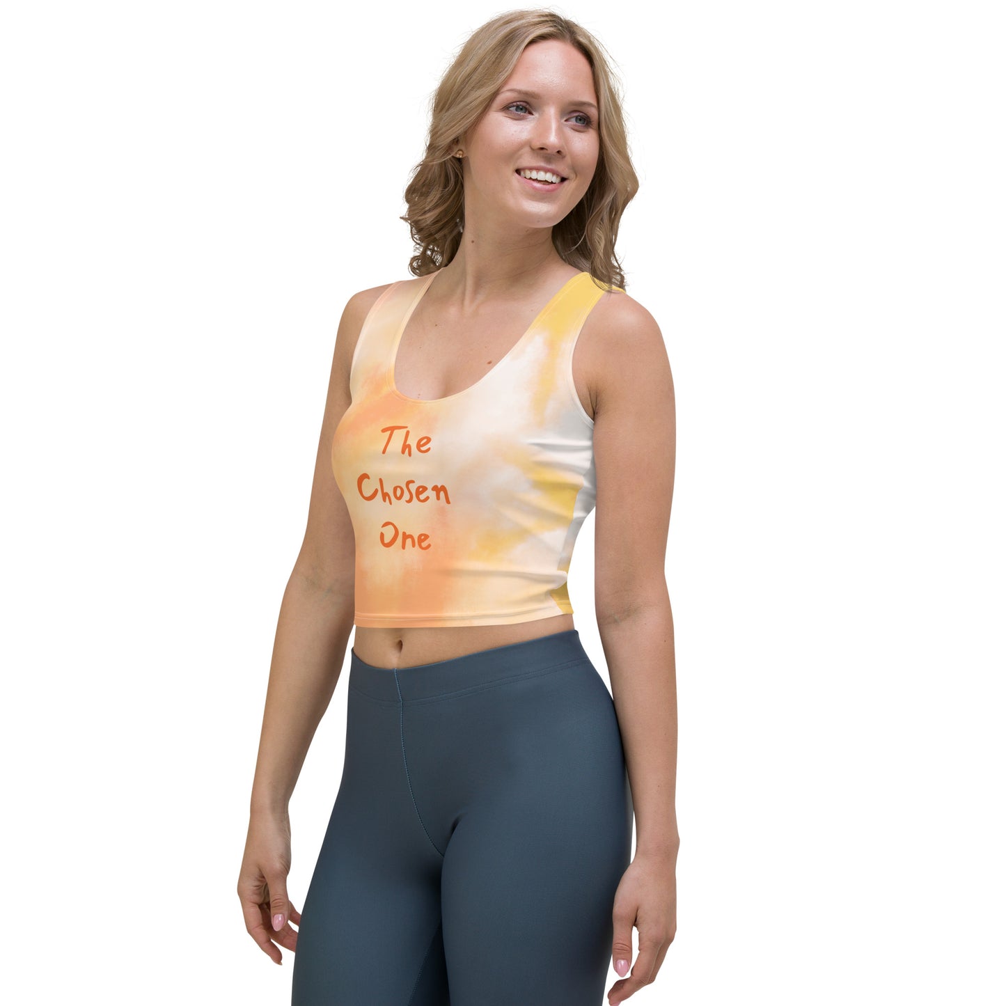 Orange Tie Dye Crop Top - The Chosen One