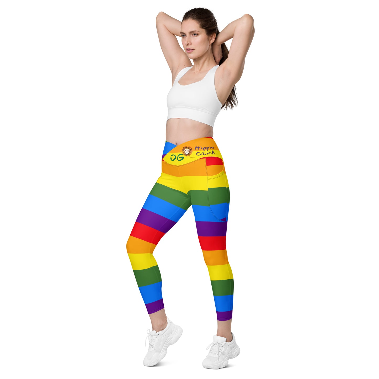 Rainbow Crossover Leggings