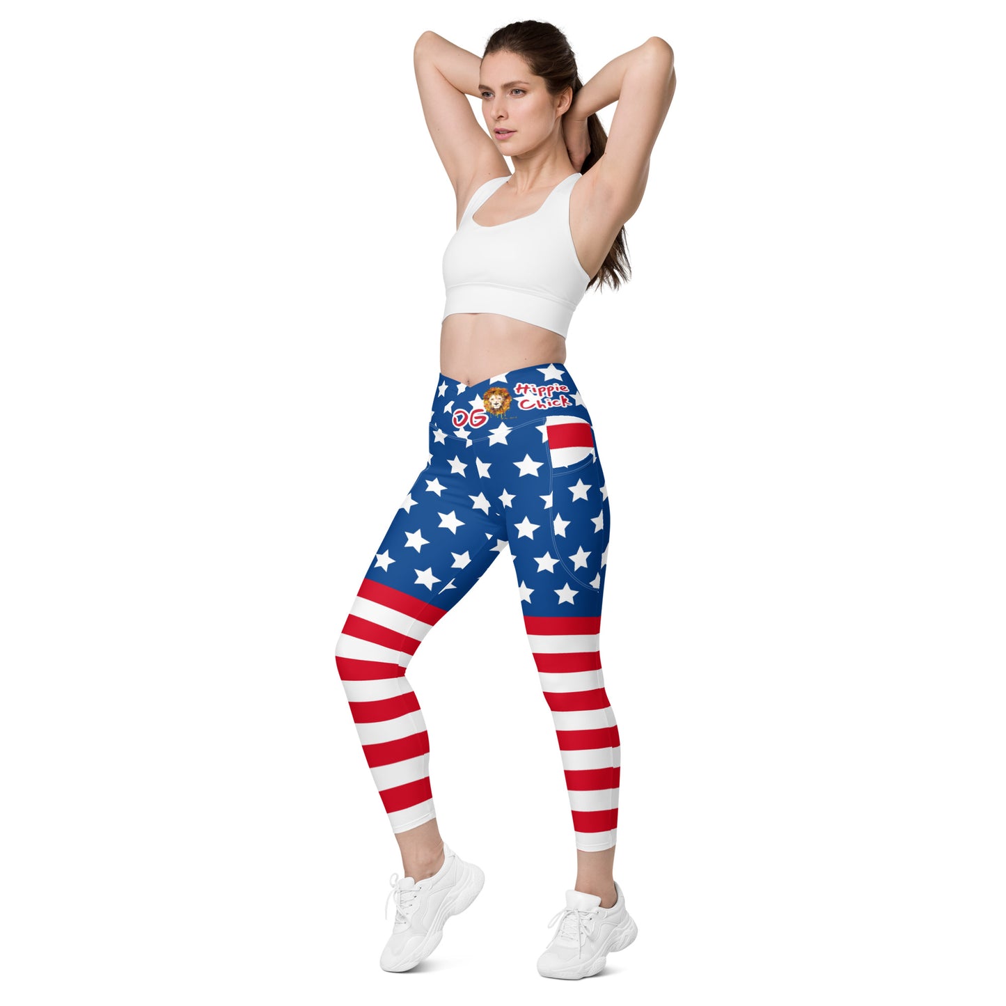 USA Crossover Leggings