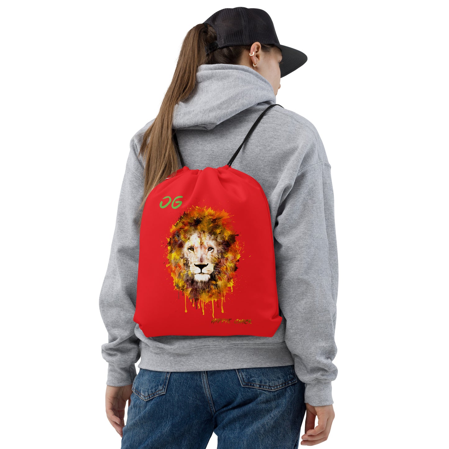 Red Drawstring Bag
