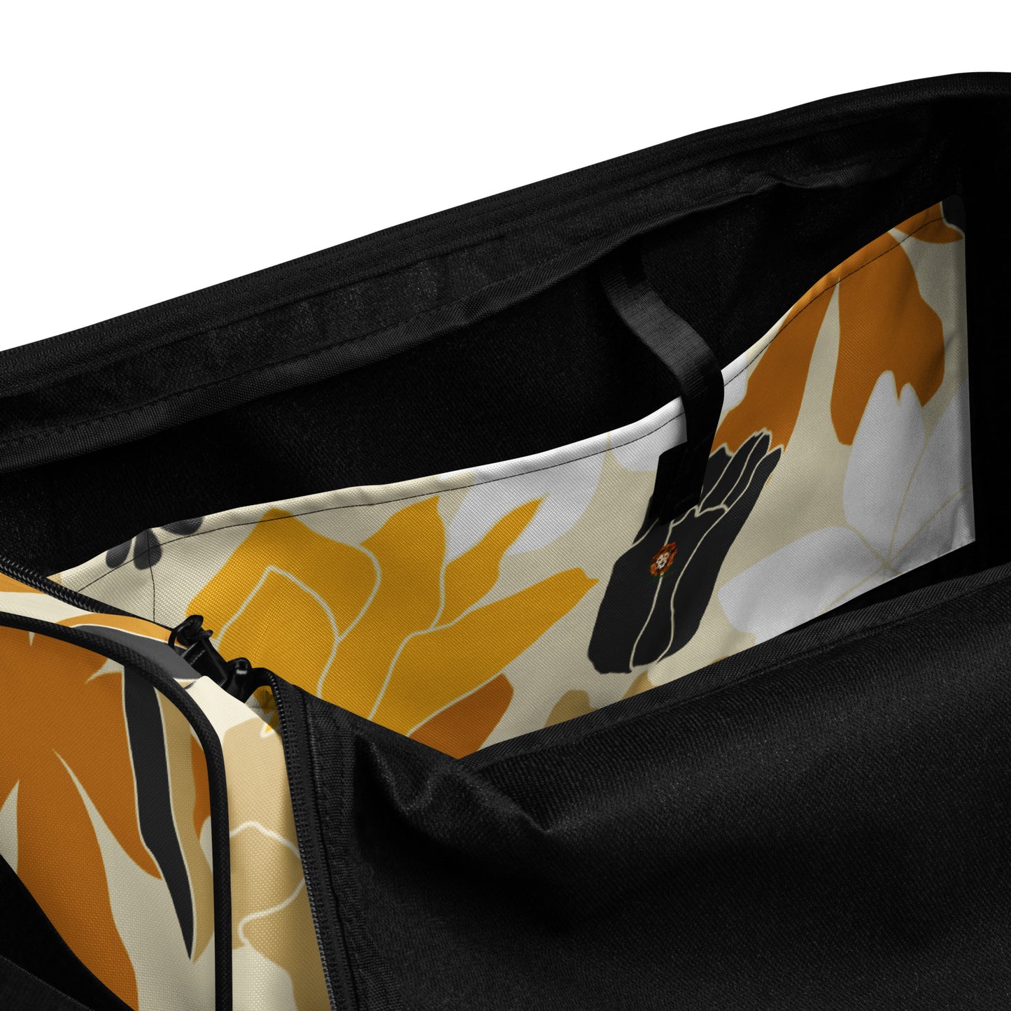 Tan Flowers Duffle Bag - OG Hippie Chick