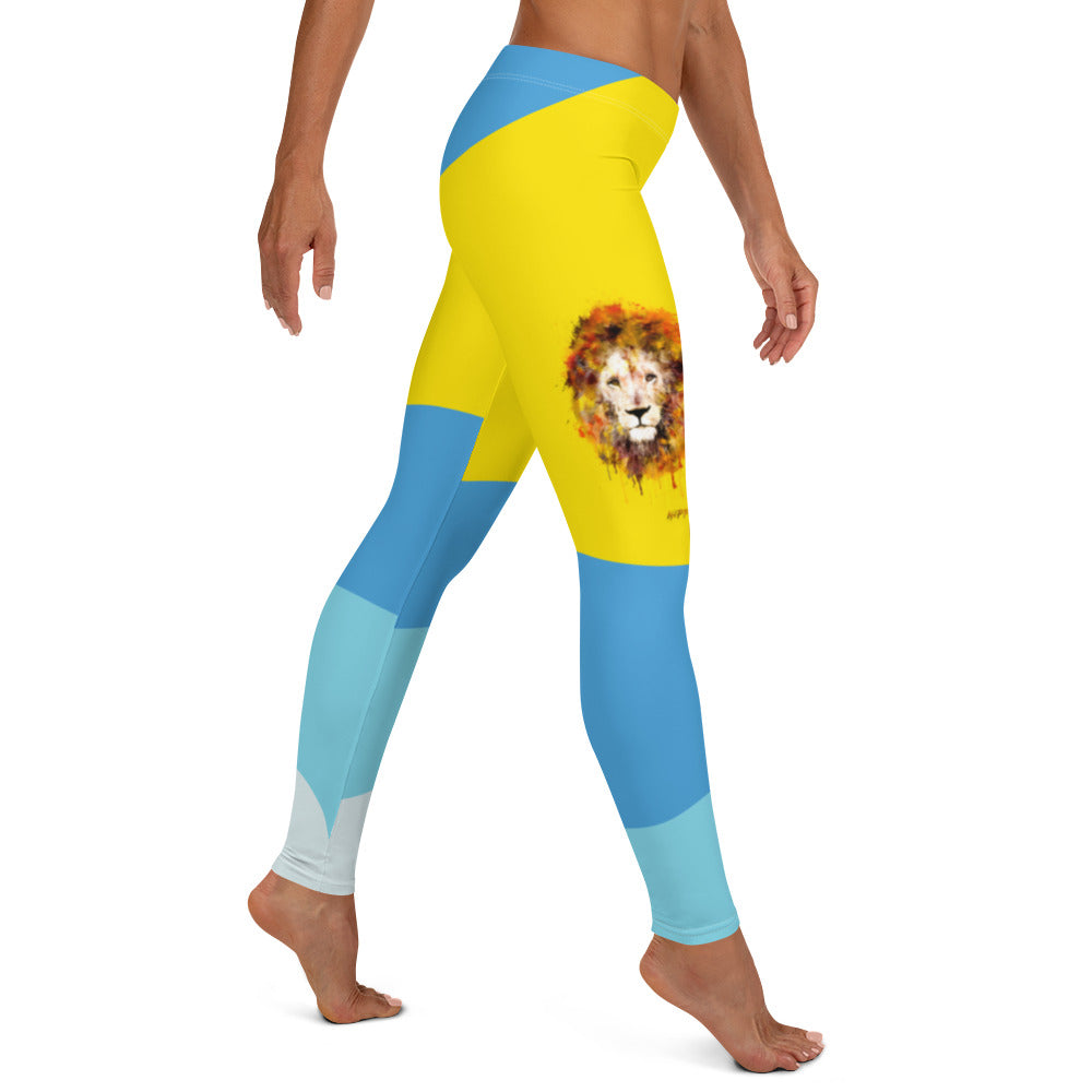 Color Waves Long Leggings