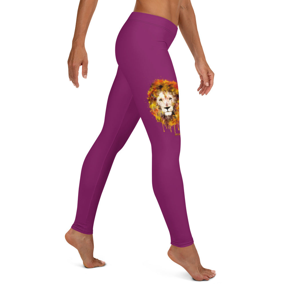 Eggplant Long Leggings