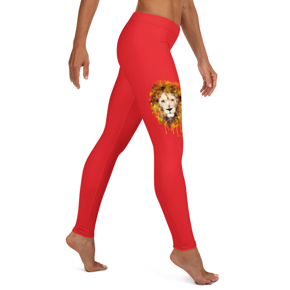 Red Long Leggings