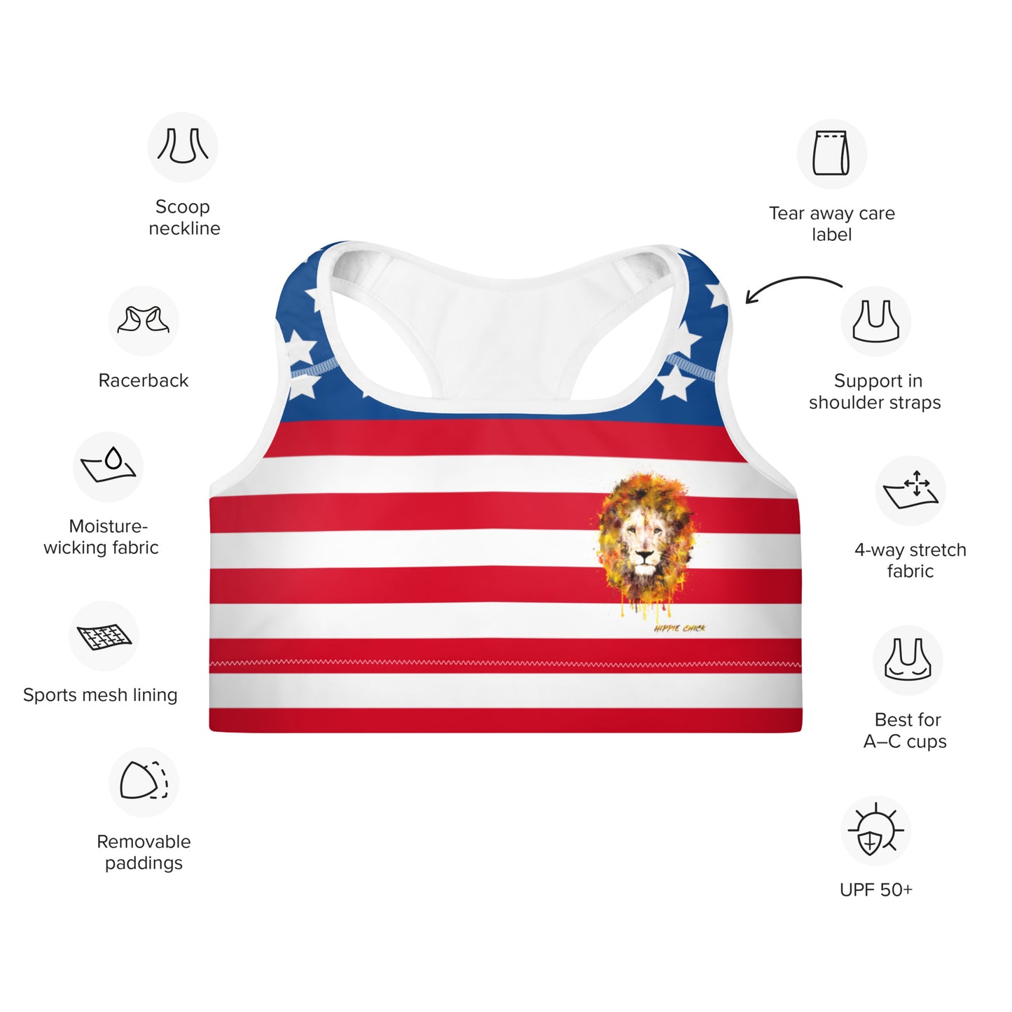 Soutien-gorge de sport américain