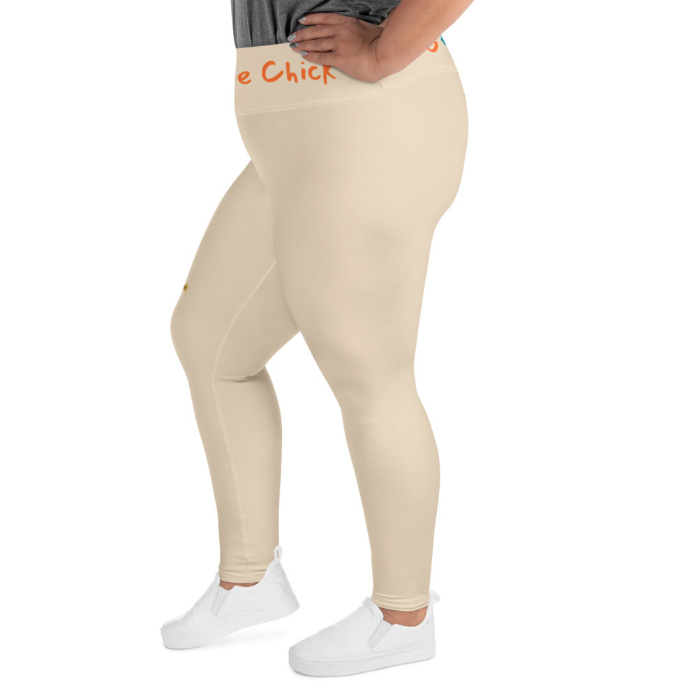 Beige Plus Size Leggings