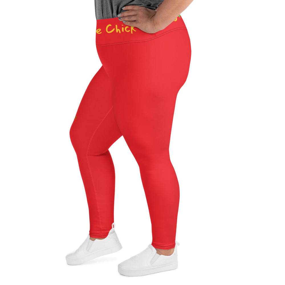 Red Plus Size Leggings
