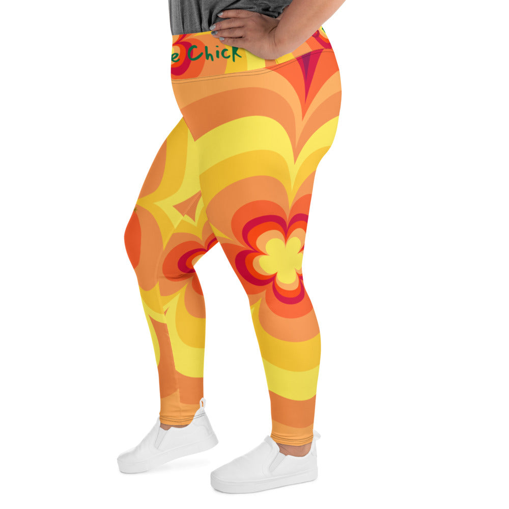 Sunny Flower 2 Plus Size Leggings