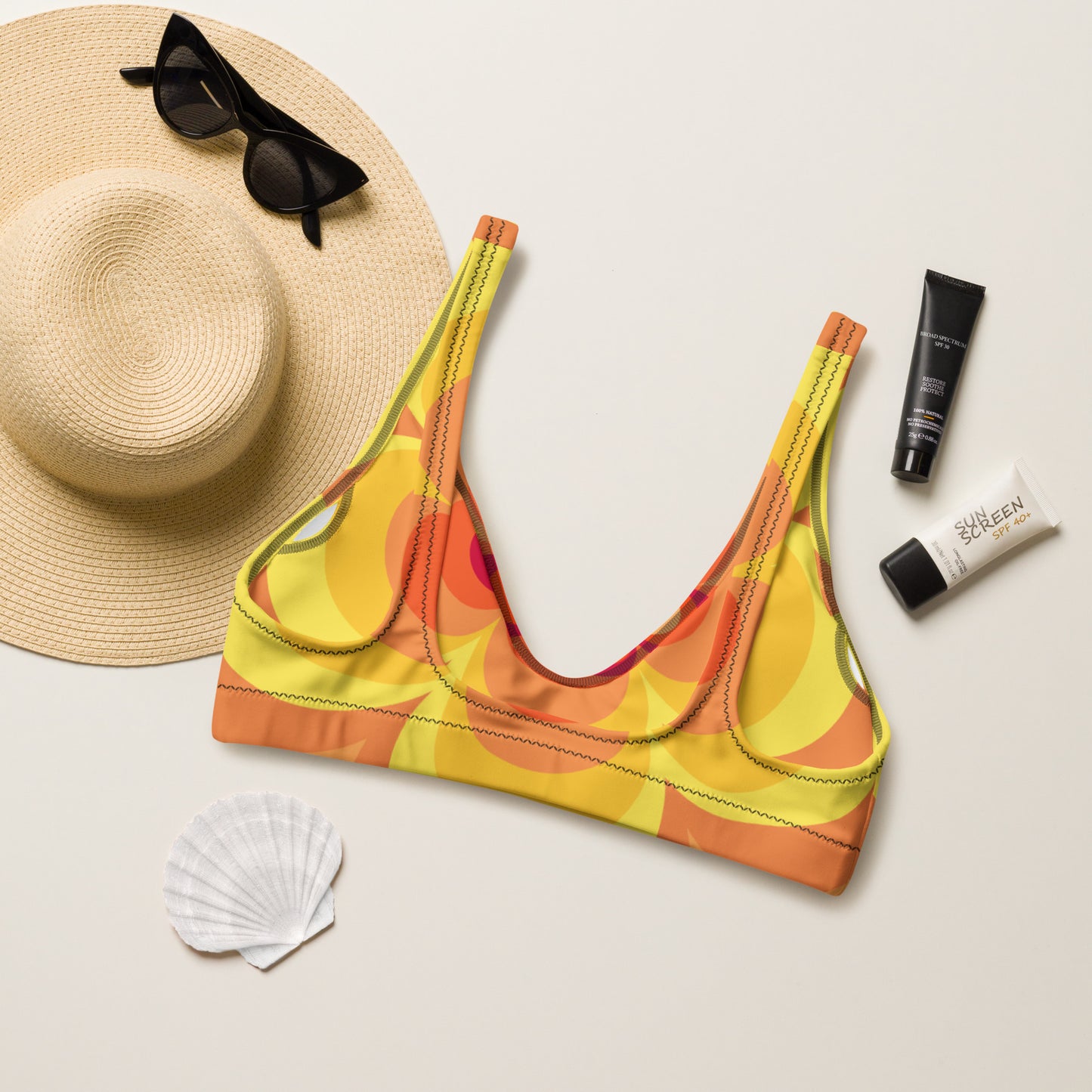 Sunny Flower 2 Bikini Top