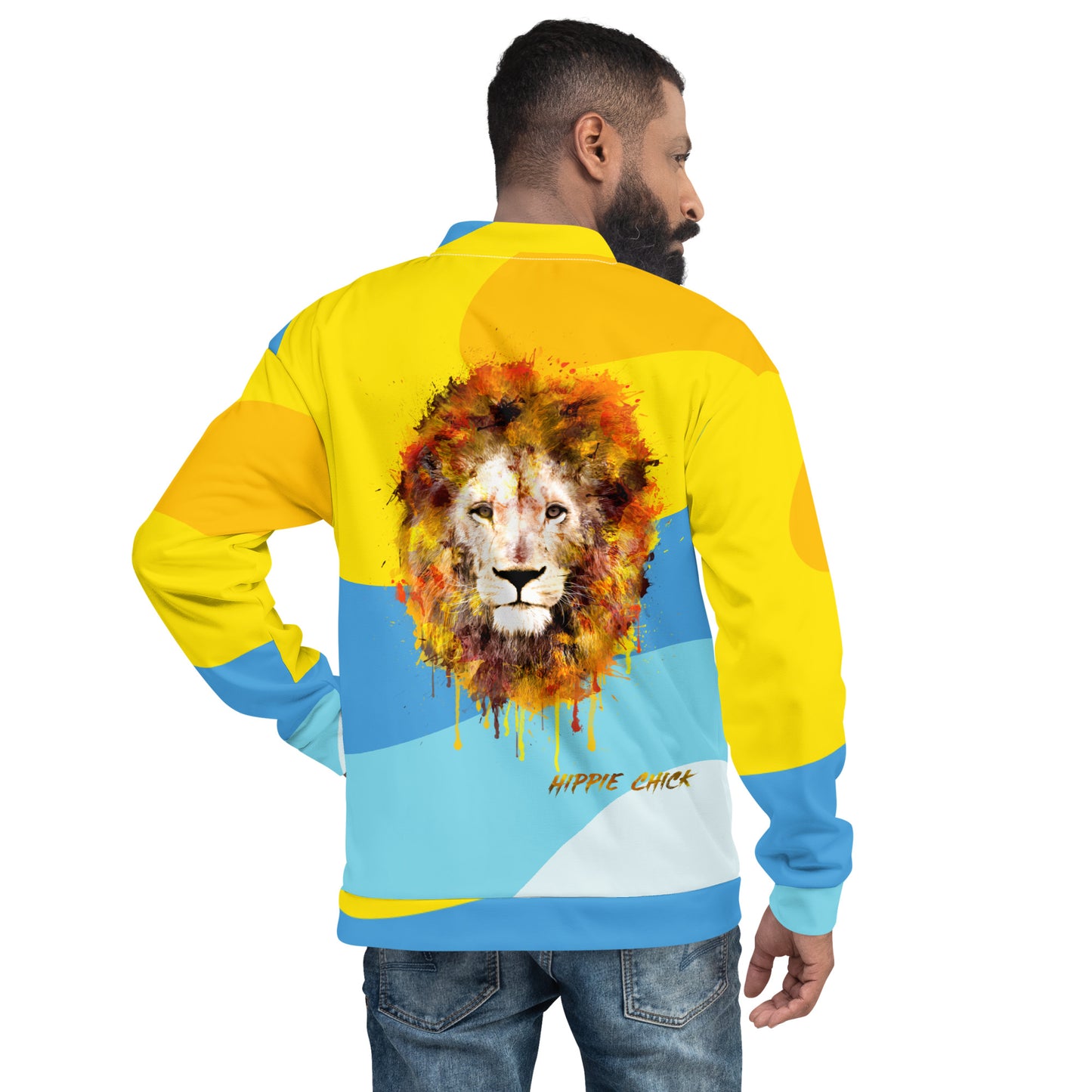 Color Waves Bomber Jacket - OG Hippie Dude