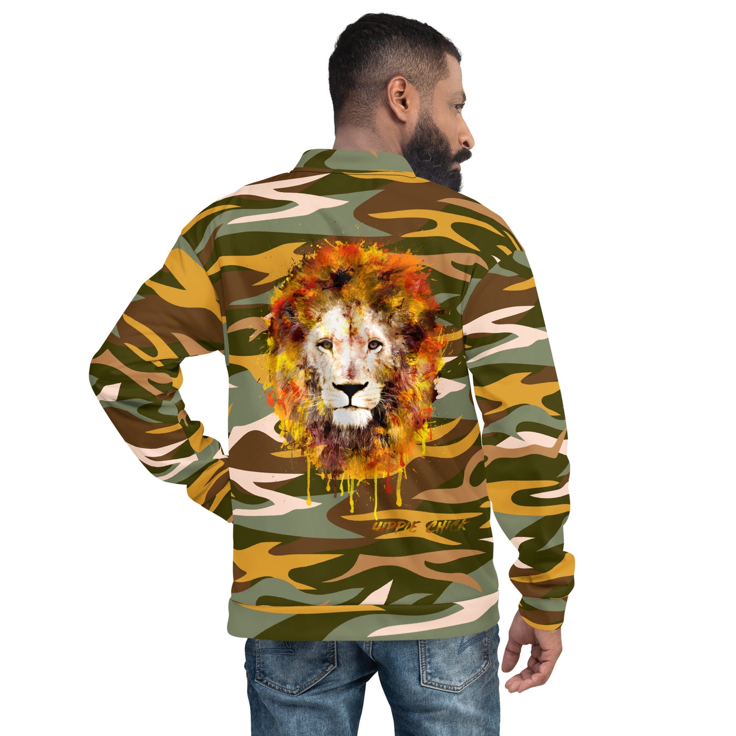 Camo Rays Bomber Jacket - OG Hippie Dude