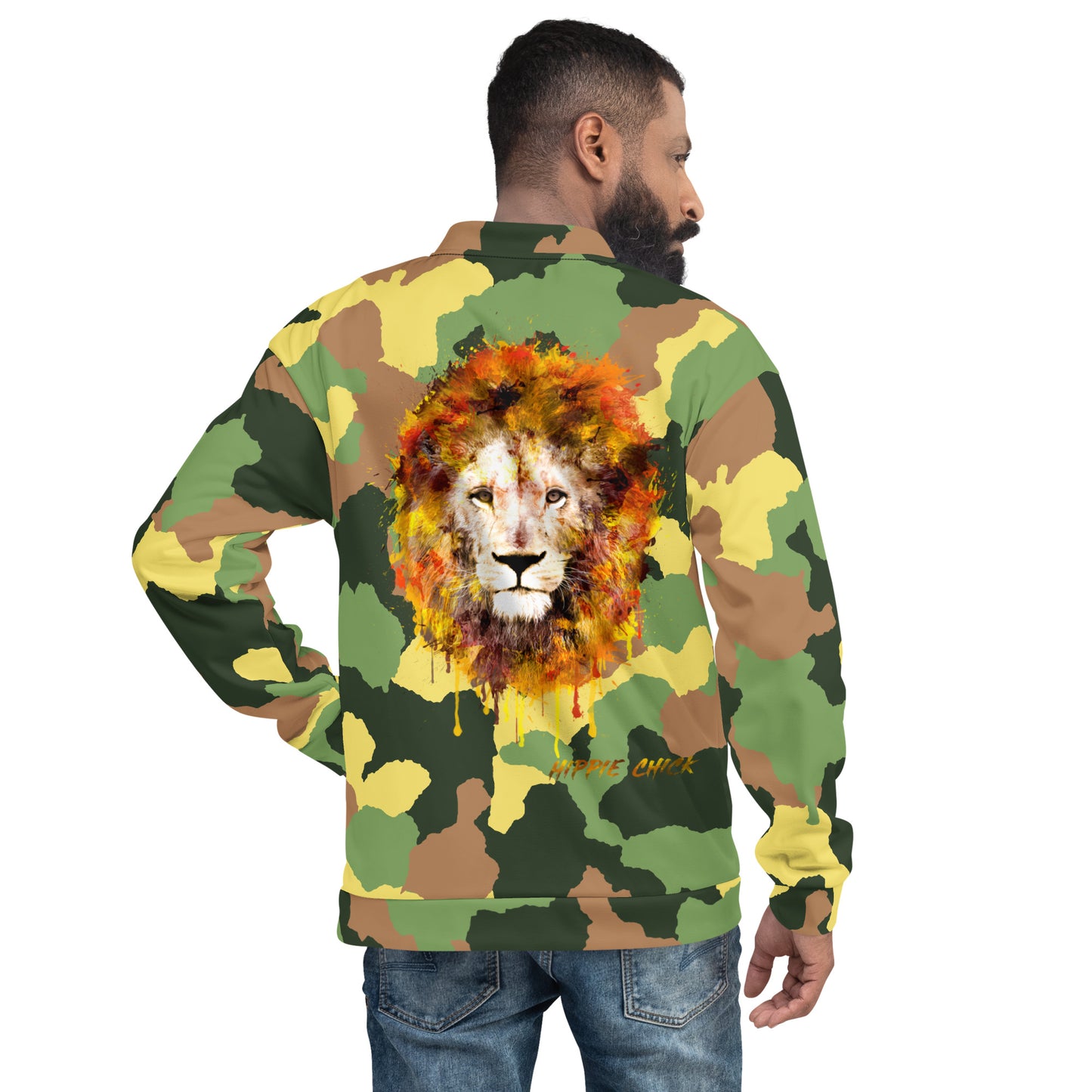 Army Camo Bomber Jacket - OG Hippie Dude