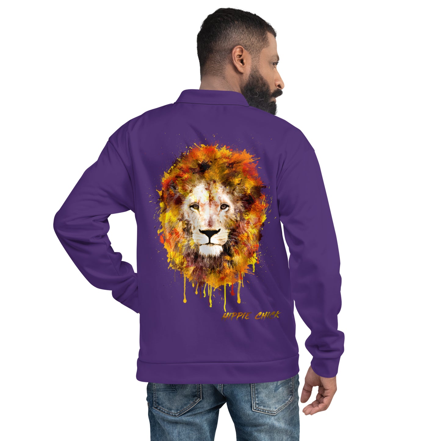 Purple Bomber Jacket - OG Hippie Dude