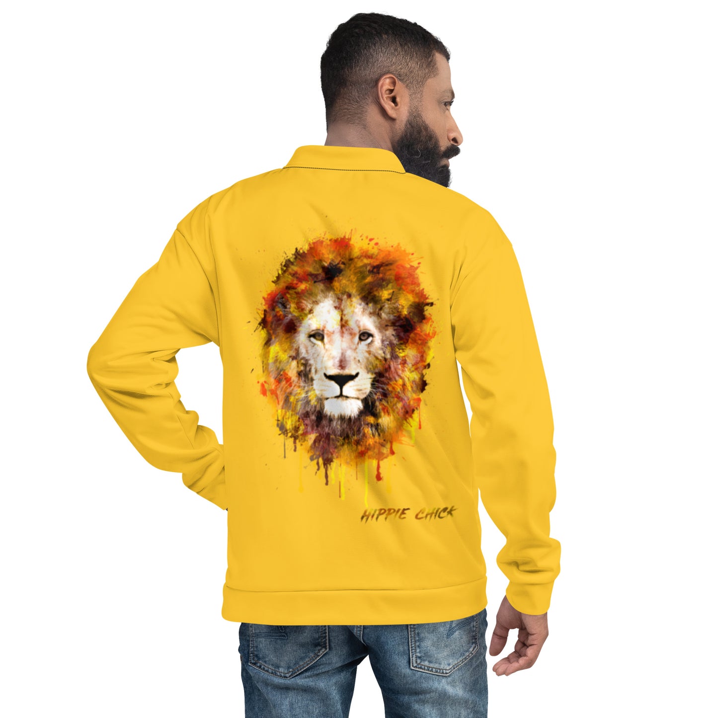 Yellow Bomber Jacket - OG Hippie Dude
