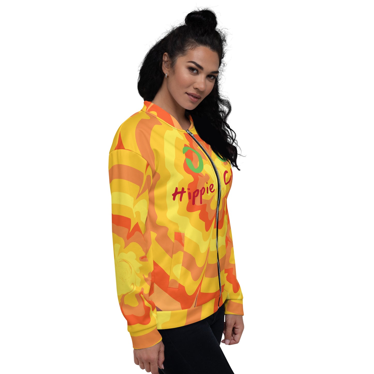 Sunny Flower Bomber Jacket - OG Hippie Chick