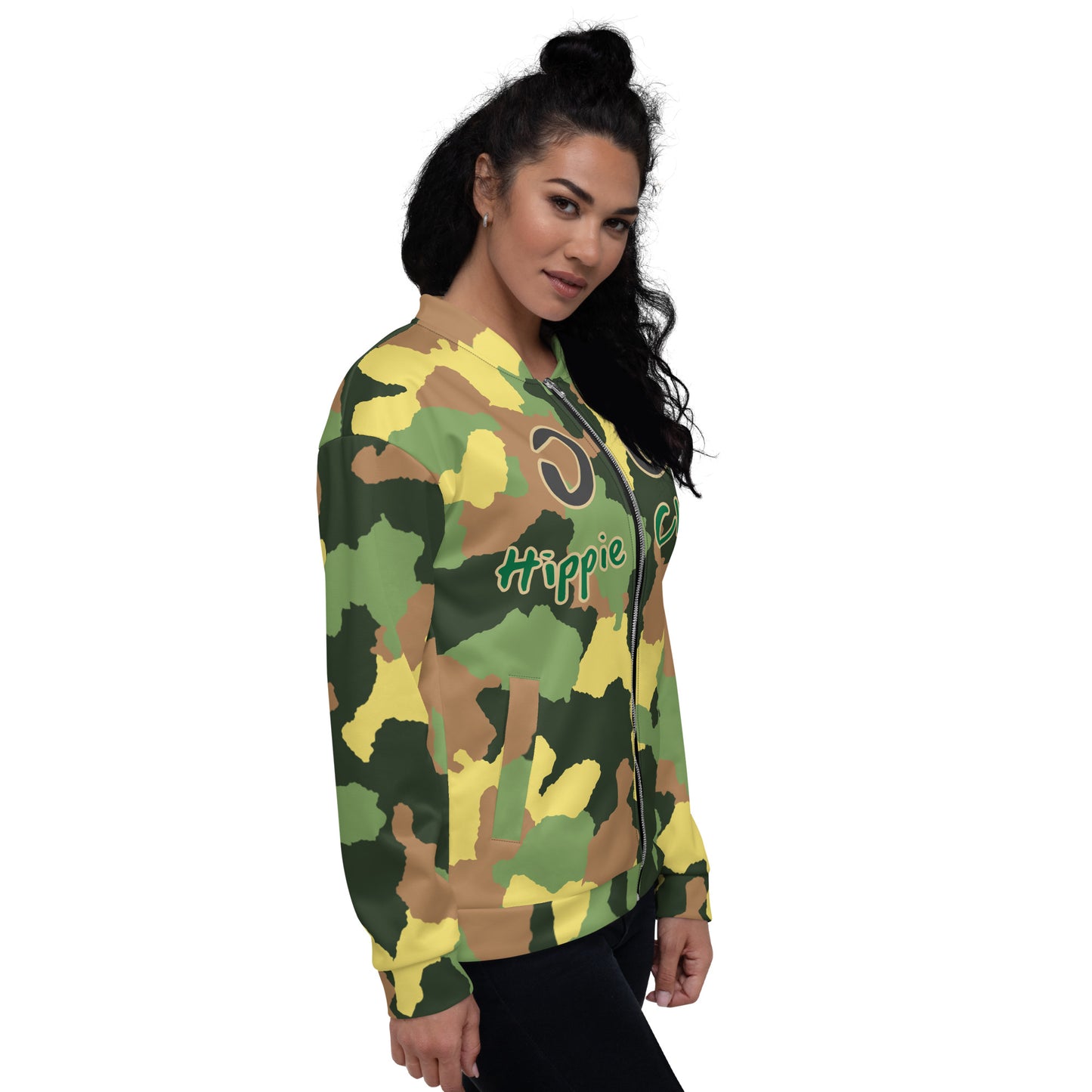 Army Camo Bomber Jacket - OG Hippie Chick