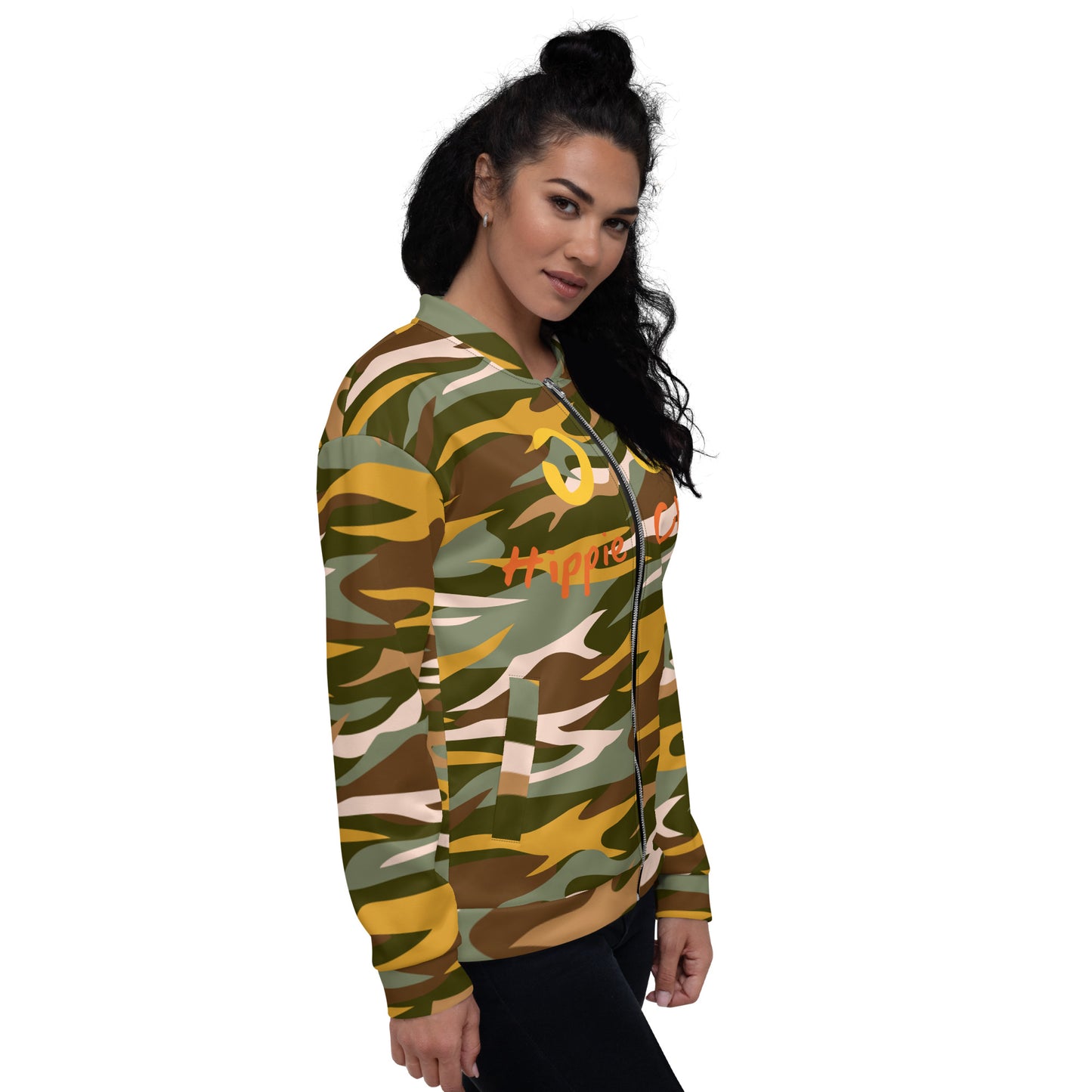 Camo Rays Bomber Jacket - OG Hippie Chick