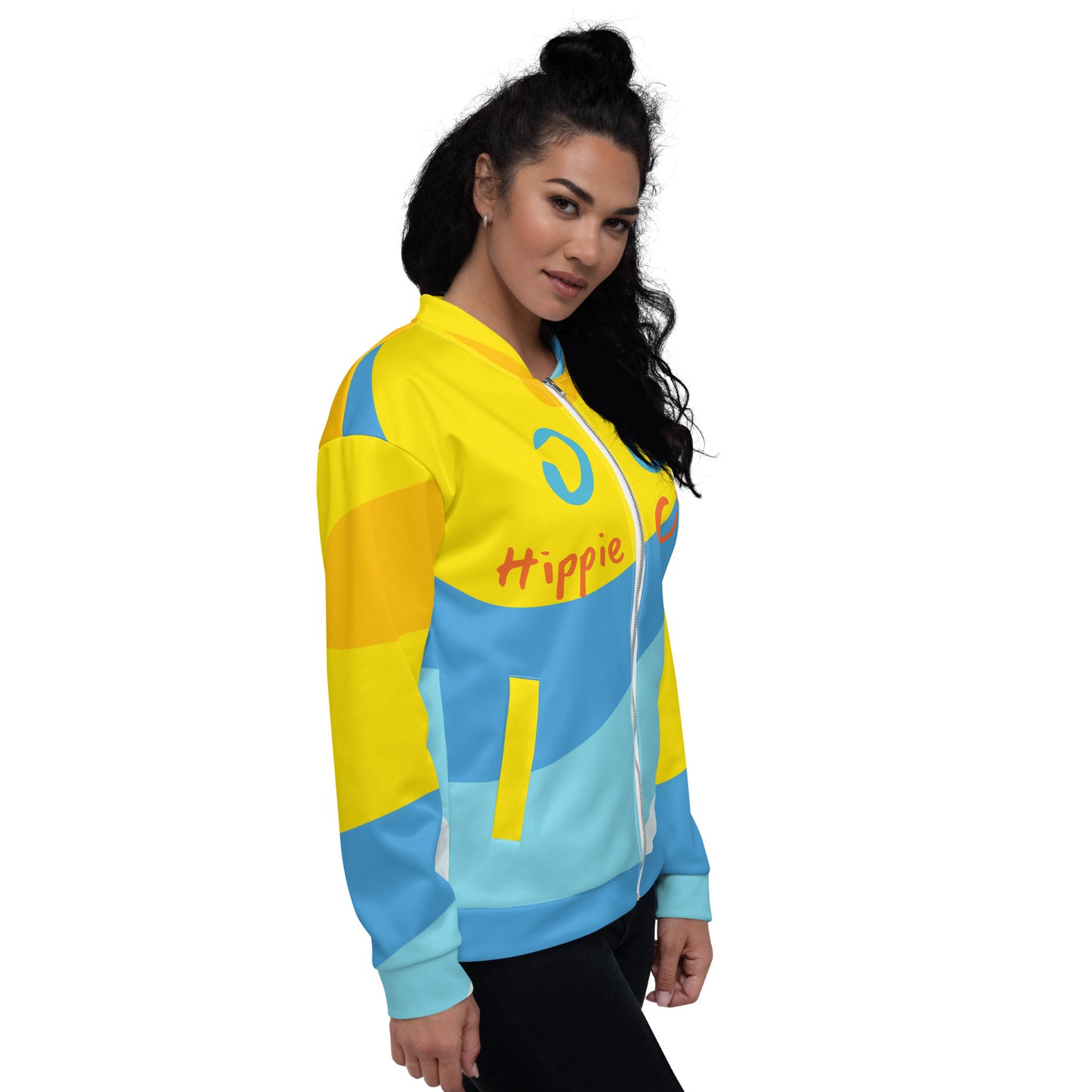 Color Waves Bomber Jacket - OG Hippie Chick