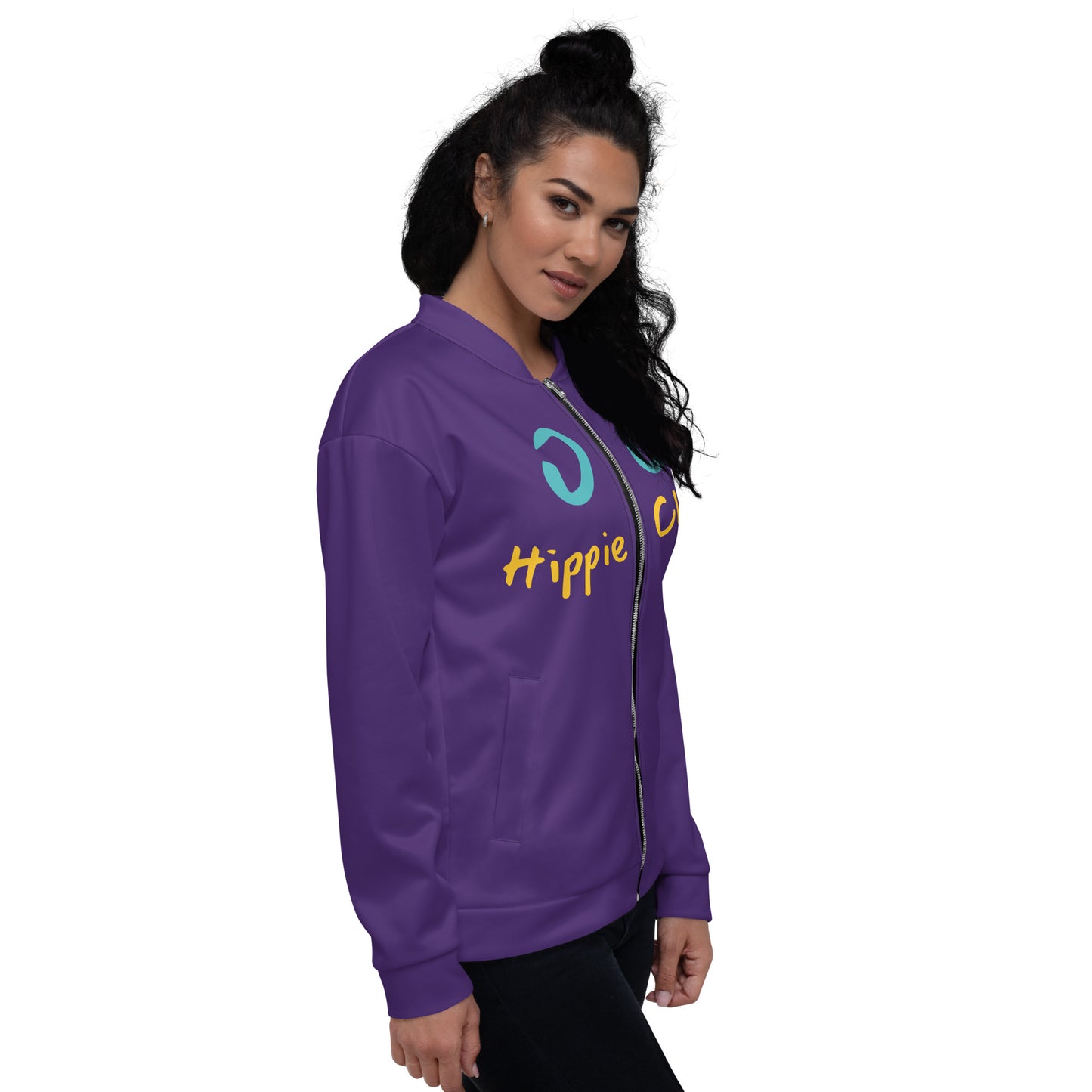 Purple Bomber Jacket - OG Hippie Chick