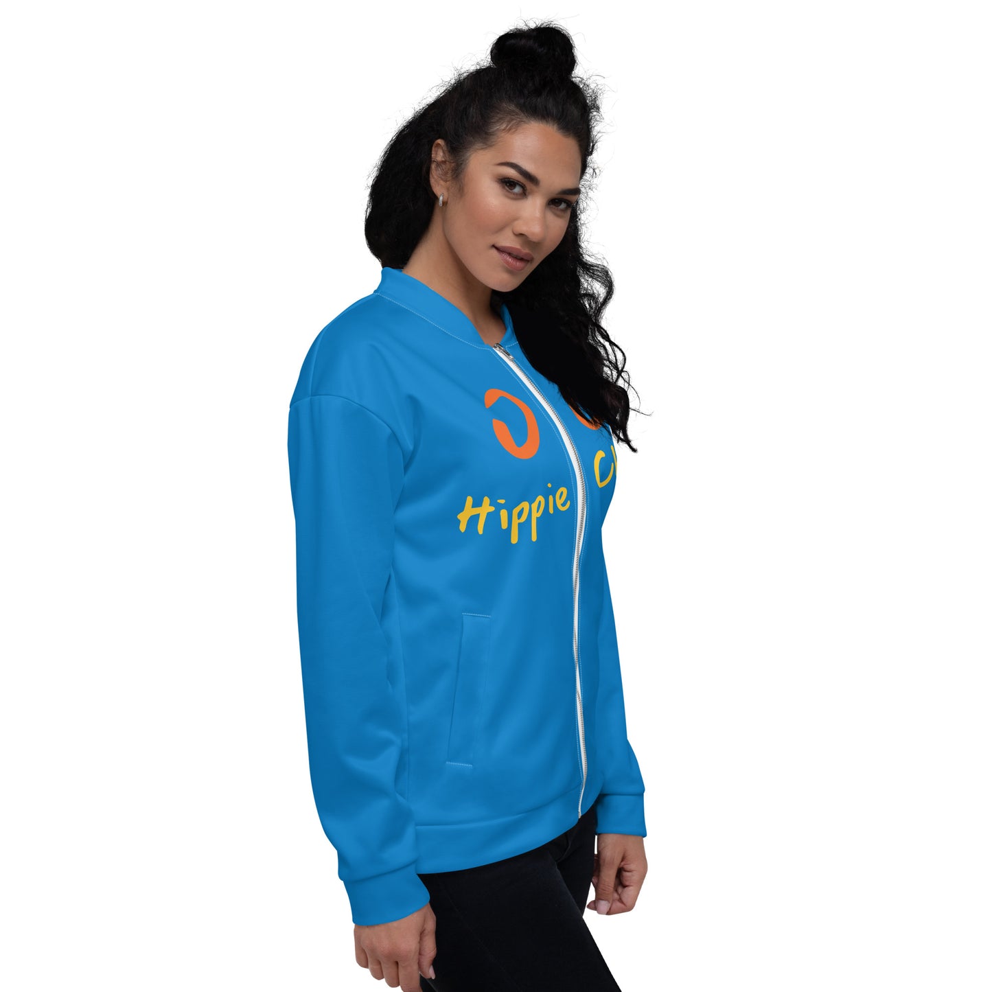 Blue Bomber Jacket - OG Hippie Chick