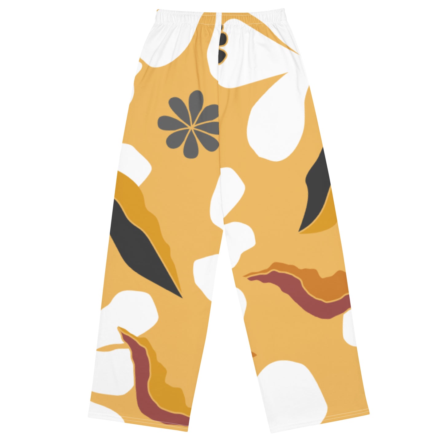 White Flowers Unisex Pants - OG Hippie Chick
