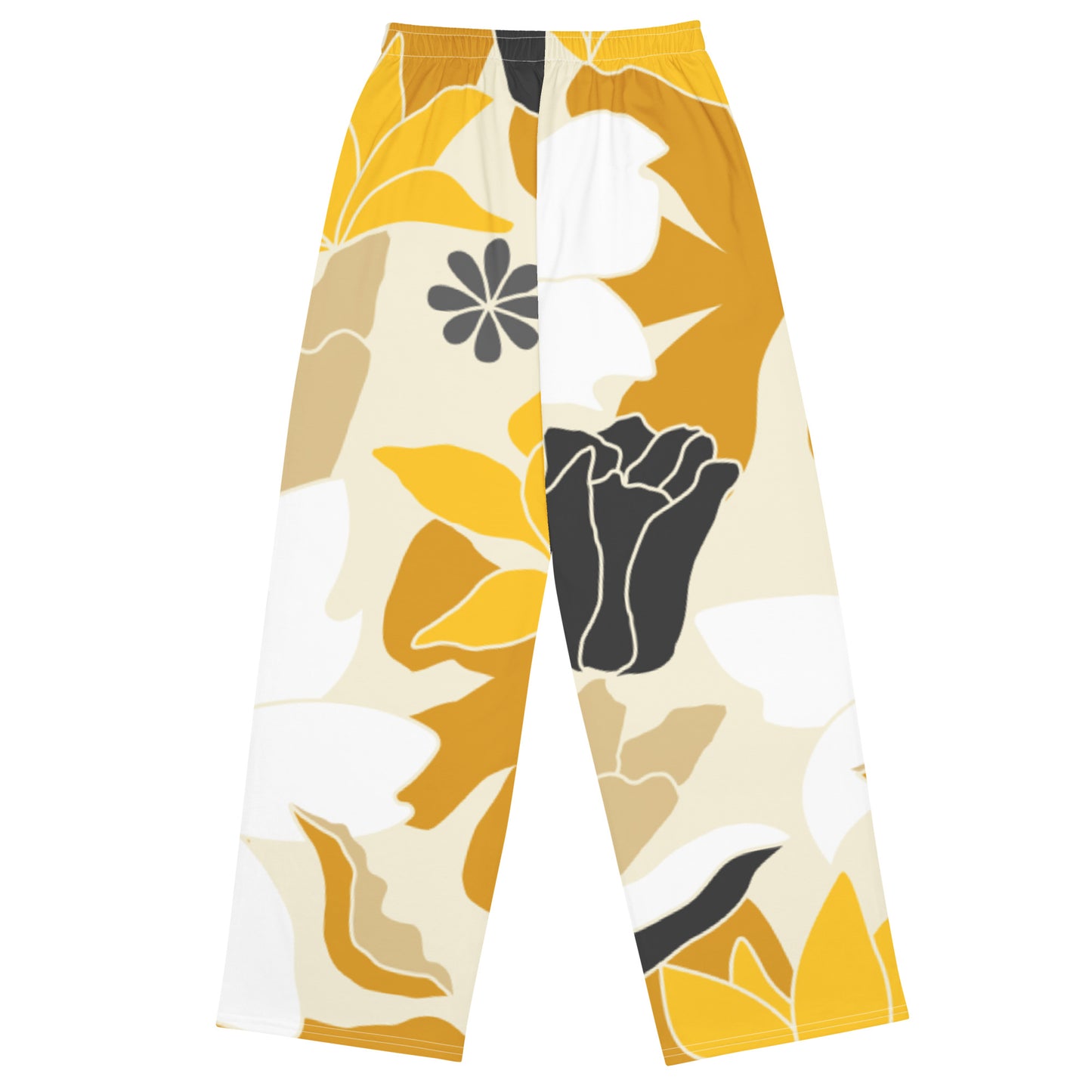 Tan Flowers Unisex Pants - OG Hippie Chick