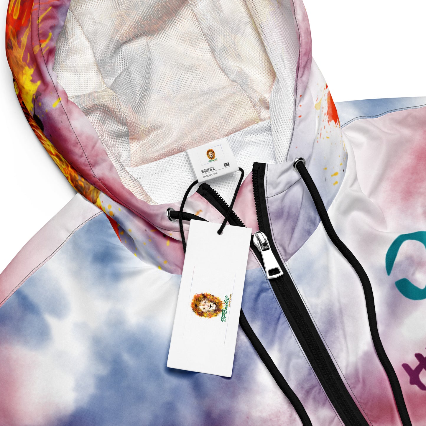 Tie Dye Cropped Windbreaker