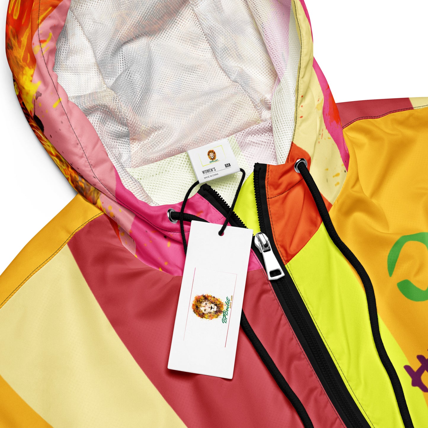 Sun Rays Cropped Windbreaker