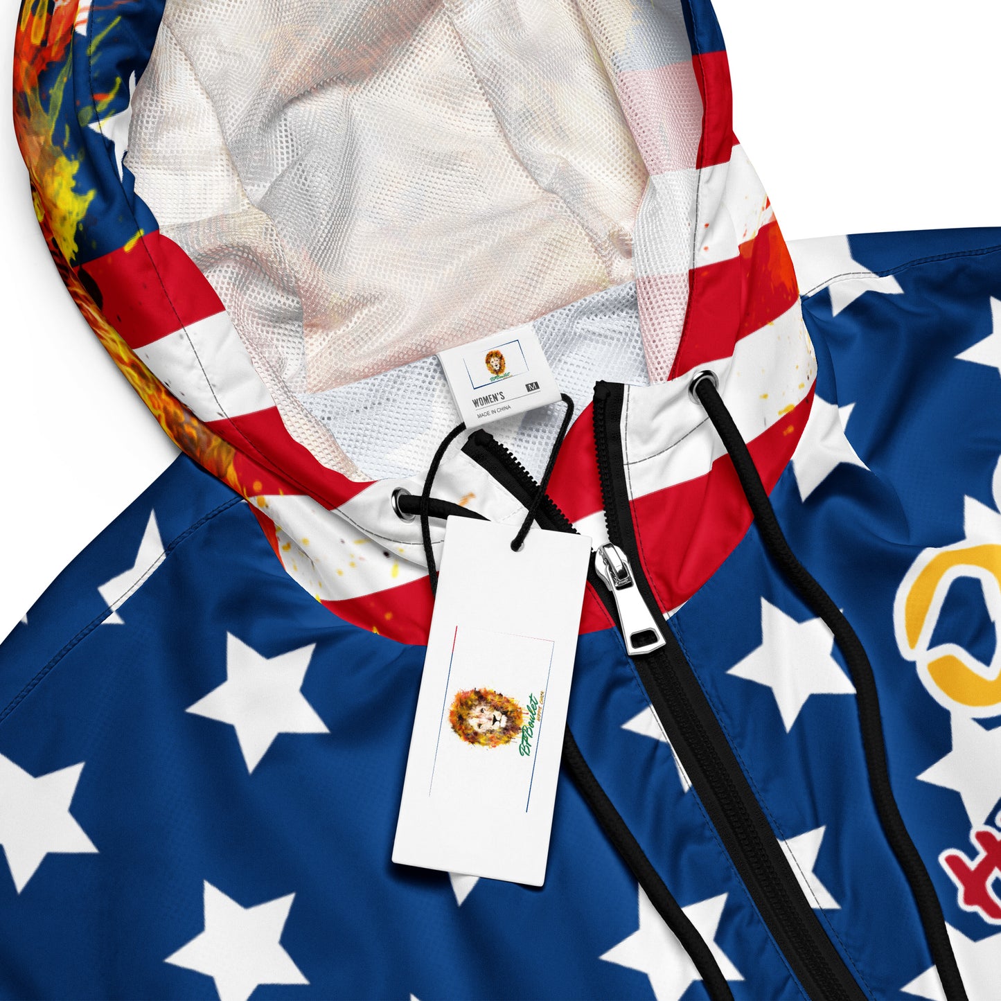 USA 2 Cropped Windbreaker