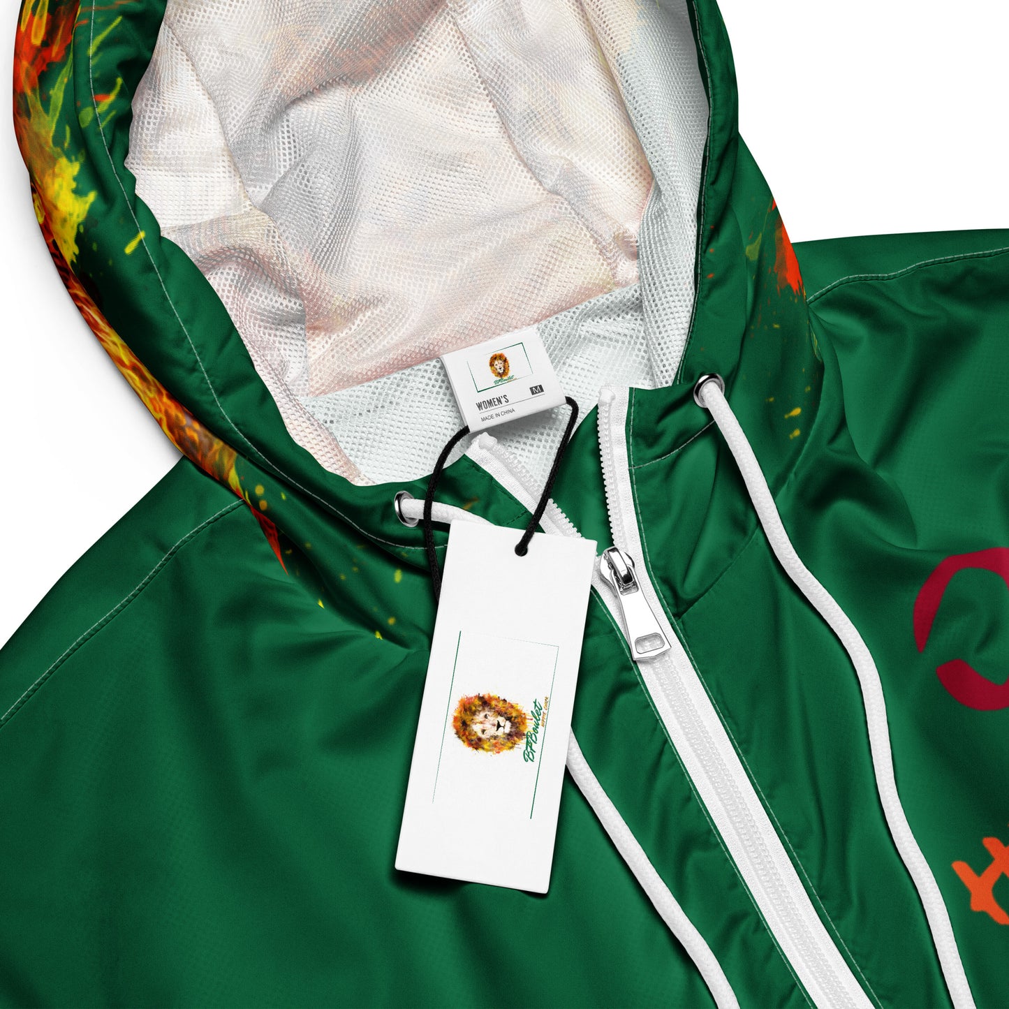 Jewel Cropped Windbreaker