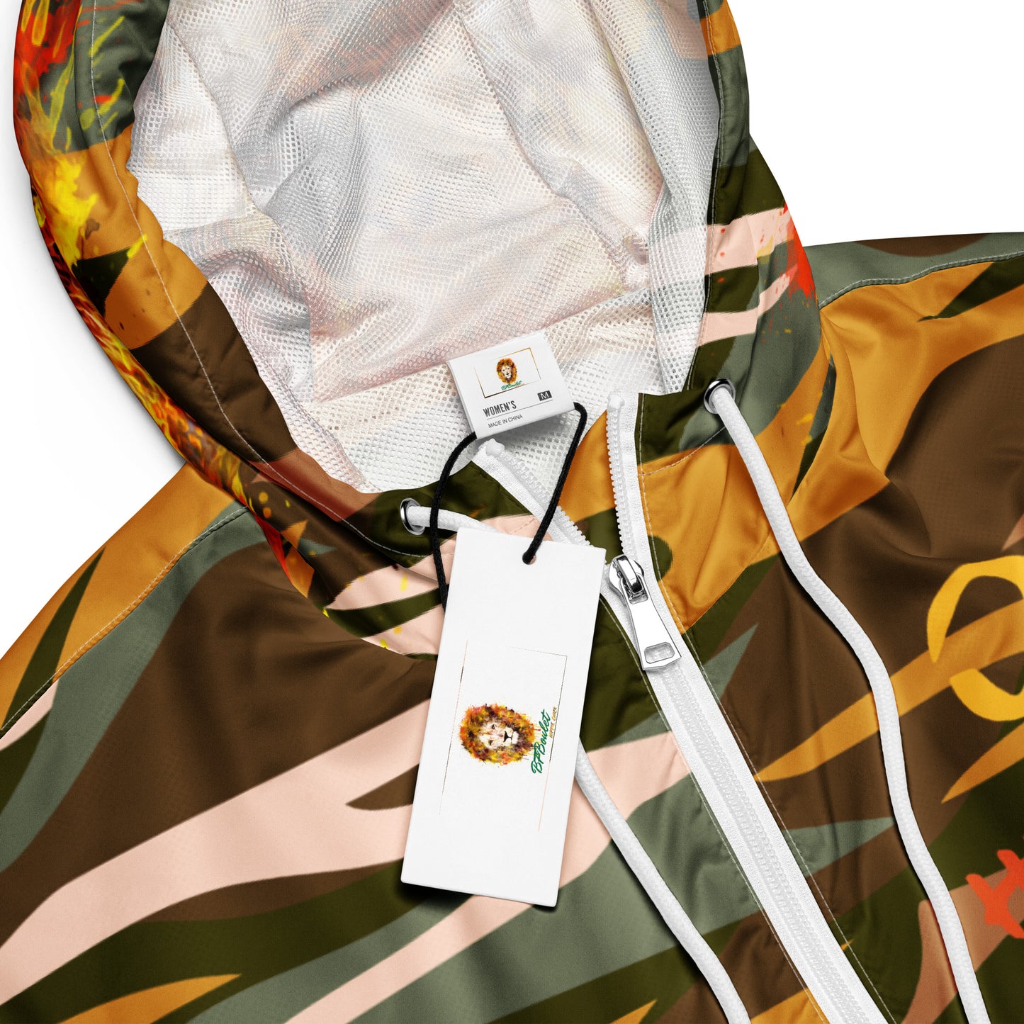Camo Rays Cropped Windbreaker